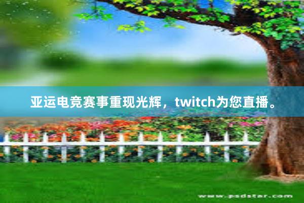 亚运电竞赛事重现光辉，twitch为您直播。