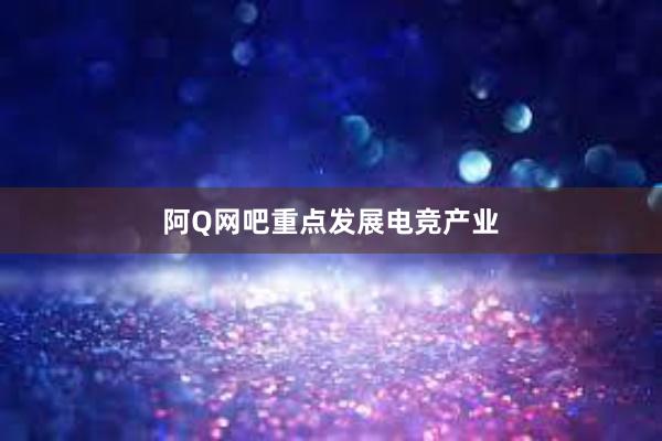 阿Q网吧重点发展电竞产业